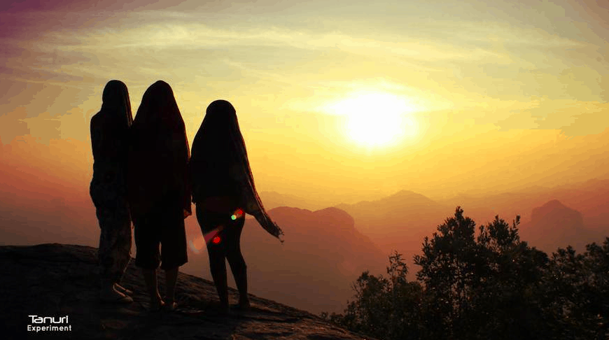 climbing tup keak for sunrise in krabi thailand