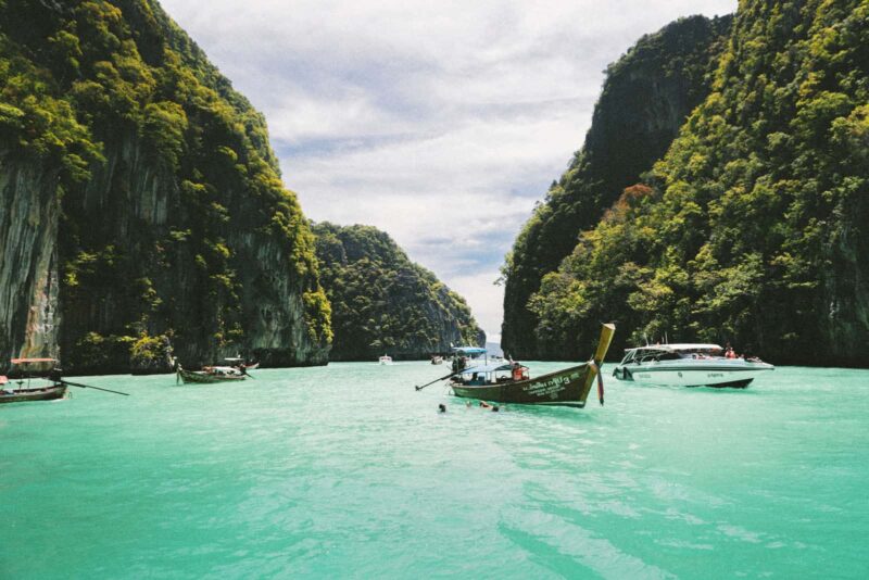 Bring a bikini and a GoPro on your Southeast Asia packing list to enjoy the blue waters of Southeast Asia.