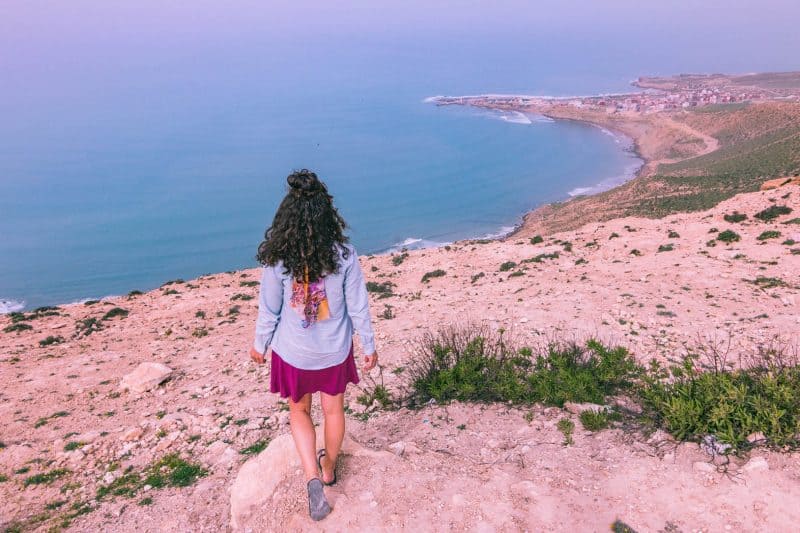 Scarf, chambray, and dresses are some of the best items for your Morocco packing list.