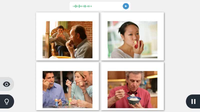Rosetta Stone app speaking to me
